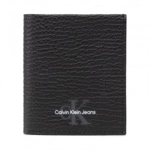 CALVIN KLEIN - Portafoglio Piccolo Uomo in Pelle Nero