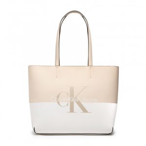 CALVIN KLEIN - Borsa Donna Sculpted Shopper Double Color