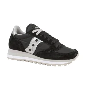 SAUCONY-SCARPE Donna JAZZ TRIPLE ORIGINAL NERO/SILVER