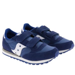 SAUCONY - SCARPE BAMBINO CON STRAPPI JAZZ DOUBLE Cobalto