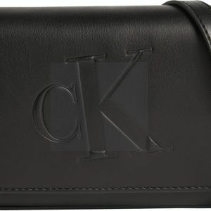 CALVIN KLEIN - Borsa Donna a Tracolla con Logo Nero