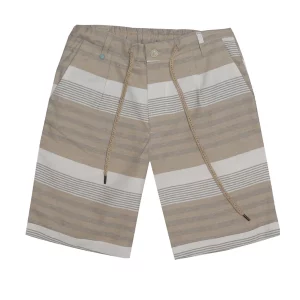 OVER/D  - BERMUDA Con MOLLA BEIGE