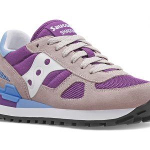 SAUCONY - Scarpe  DONNA SHADOW ORIGINAL GRIGIO/VIOLA