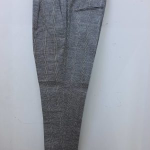 OVE/D - Pantalone Elegante Uomo Quadrettato – Nero