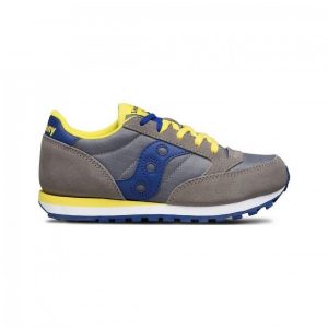 SAUCONY - SCARPE BAMBINO JAZZ ORIGINAL GRIGIO/Blu