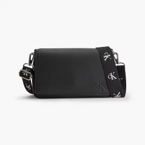 CALVIN KLEIN - Borsa Donna da Spalla Trasformabile Nero