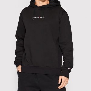 TOMMY HILFIGER - Felpa UOMO CON CAPPUCCIO TJM LINEAER LOGO