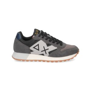 SUN68 - Scarpe UOMO JAKI BICOLOR NERO/GRIGIO SCURO