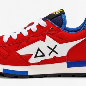 SUN68 - Scarpe Boy's Niki Solid (Teen) Rosso