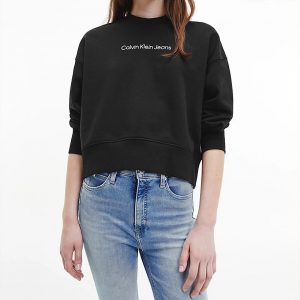 CALVIN KLEIN - Felpa Con Logo Dal Taglio Relaxed