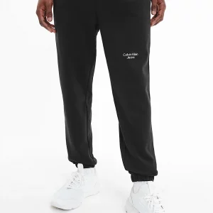 CALVIN KLEIN - Pantaloni Tuta Uomo in Spugna di Cotone