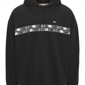 TOMMY HILFIGER - Felpa Tommy Hilfiger Tjm Tape Hoodie da uomo CON CAPPUCCIO