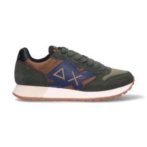SUN68 - Scarpe UOMO JAKI BICOLOR VOLPE/MILITARE SCURO