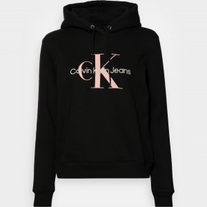 CALVIN KLEIN - Felpa DONNA CON CAPPUCCIO E LOGO