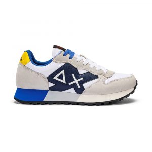 SUN68 - Scarpe Uomo Jaki Solid Bianco Retro Giallo