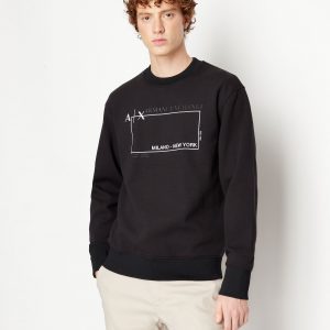 ARMANI EXCHANGE - Felpa Girocollo in Jersey Misto Cotone