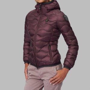BLAUER - PIUMINO Donna AD ONDE CON CAPPUCCIO GEORGIA VINACCIA