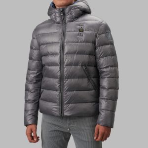 BLAUER - VIRGIL ECO PIUMINO Uomo IN NYLON GRIGIO