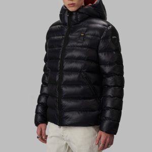 BLAUER - VIRGIL ECO PIUMINO Uomo IN NYLON NERO
