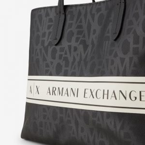 ARMANI EXCHANGE - Borsa Donna Tote bag in Tela con Doppi Manici