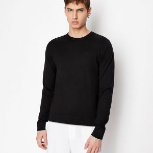 ARMANI EXCHANGE - Maglione Uomo Girocollo in Cachemire e Cotone