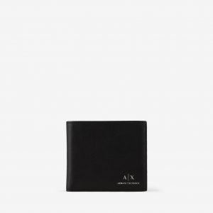 ARMANI EXCHANGE - Portafoglio Uomo con Scomparti Card Nero