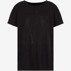 Armani Exchange - T-shirt regular fit con macro-logo