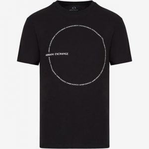 Armani Exchange - T-shirt slim fit in jersey di cotone organico