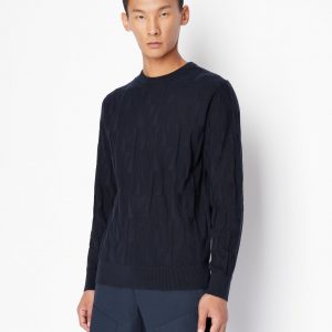 ARMANI EXCHANGE - Maglia Uomo Girocollo Texured
