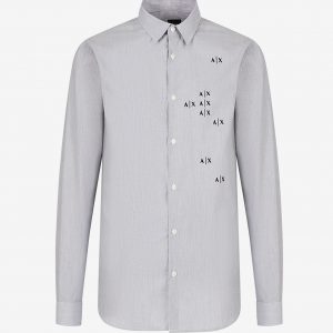 Armani Exchange - Camicia a Tinta Unita