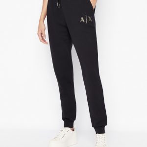 Armani Exchange - Pantaloni sportivi in felpa di cotone pima organico