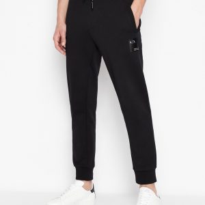 Armani Exchange - Pantaloni sportivi in felpa di cotone pima organico