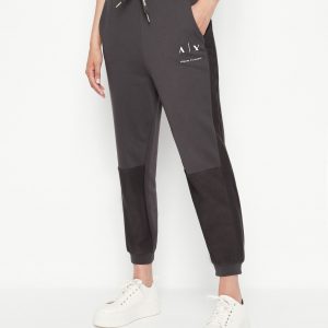 Armani Exchange - Pantaloni sportivi in felpa di cotone organico