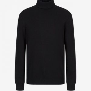 ARMANI EXCHANGE - Maglione a Collo Alto in Misto Viscosa