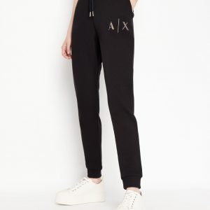 Armani Exchange - Pantaloni sportivi in felpa di cotone organico
