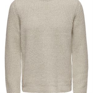 ONLY & SONS - Maglione Uomo Bianco Antico