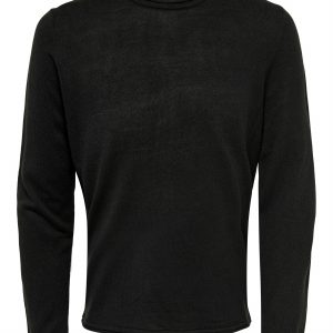 Only&Sons - Pullover Paricollo Nero