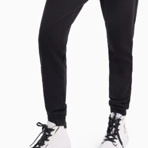 ARMANI EXCHANGE - Pantaloni Donna Jogger in French Terry Icon Project Nero White