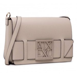 ARMANI EXCHANGE - Borsa Donna Tracolla con Patta Beige