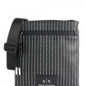 ARMANI EXCHANGE - Borsa a Tracolla Uomo/Donna in Pelle Sintetica Nero