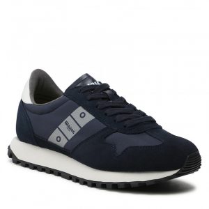 Blauer - Scarpe Uomo in camoscio e tessuto f2dawson02 Blu Navy