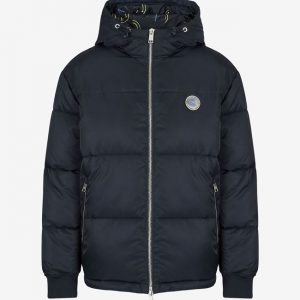 ARMANI EXCHANGE - Puff Jacket in Tessuto Tecnico Riciclato con Cappuccio