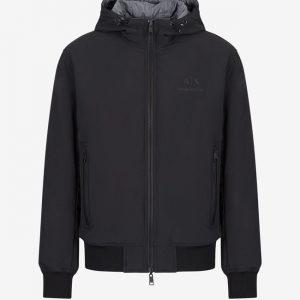 ARMANI EXCHANGE - Giubbotto reversibile in nylon stretch riciclato