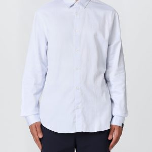 ARMANI EXCHANGE - Camicia uomo Light Blue cross lin