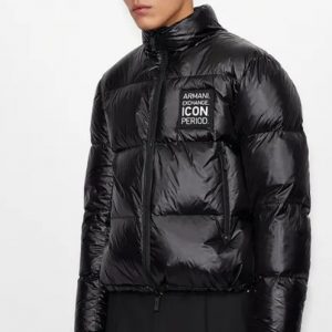 ARMANI EXCHANGE - Piumino Uomo Fullzip Icon Period Nero