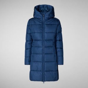 SAVE THE DUCK - Cappotto Donna Taylor Hooded Puffer Blu