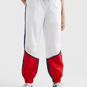 Tommy Hilfiger - Pantalone Tuta Donna JOGGERS CON MOTIVO COLOR BLOCK