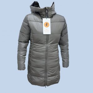 SAVE THE DUCK - Cappotto Donna Taylor Hooded Puffer Grigio Fago