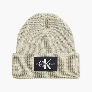 CALVIN KLEIN - Berretto in Misto Lana Grigio