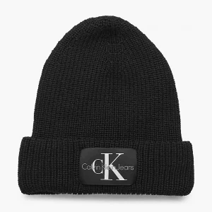 CALVIN KLEIN - Berretto in Misto Lana Nero